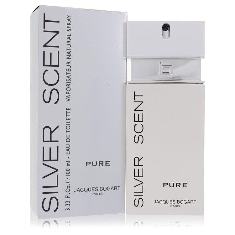 JACQUES BOGART Silver Scent Pure by  Eau De Toilette Spray 3.4 oz Men