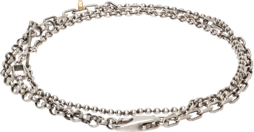 Title of Work Mixed Metal Wrap 536 Bracelet