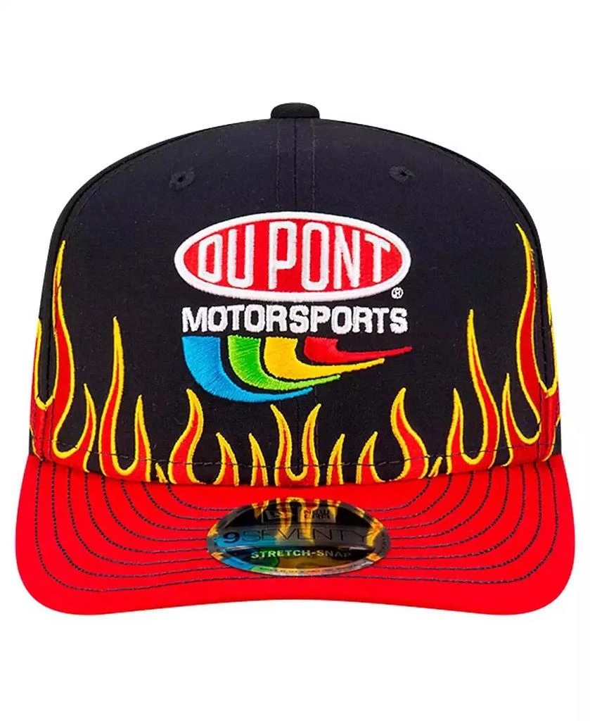 New Era Men's Black/Scarlet Jeff Gordon DuPont Flames 9SEVENTY Stretch-snap Hat 4