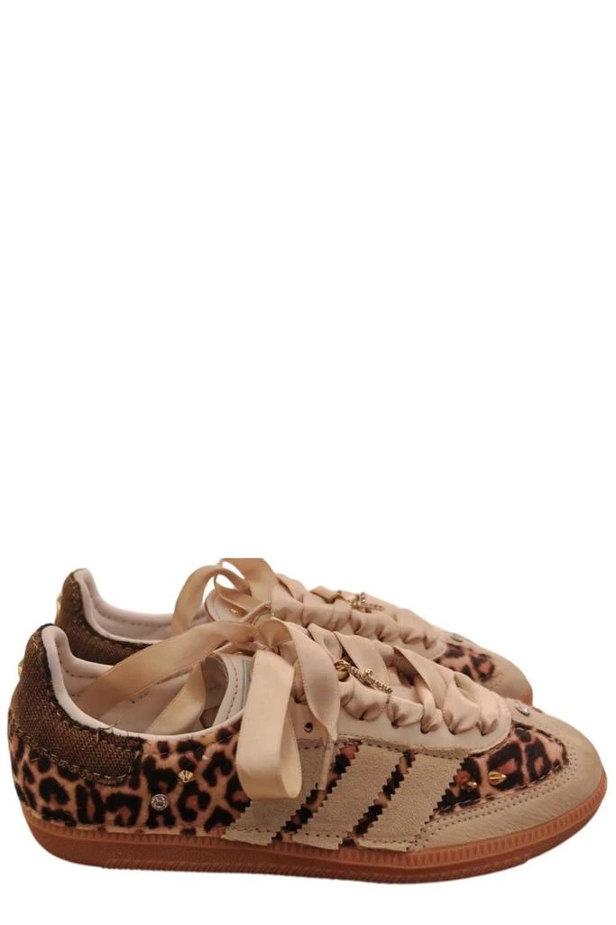 Adidas Adidas Samba Leopard Printed Lace-Up Sneakers 1
