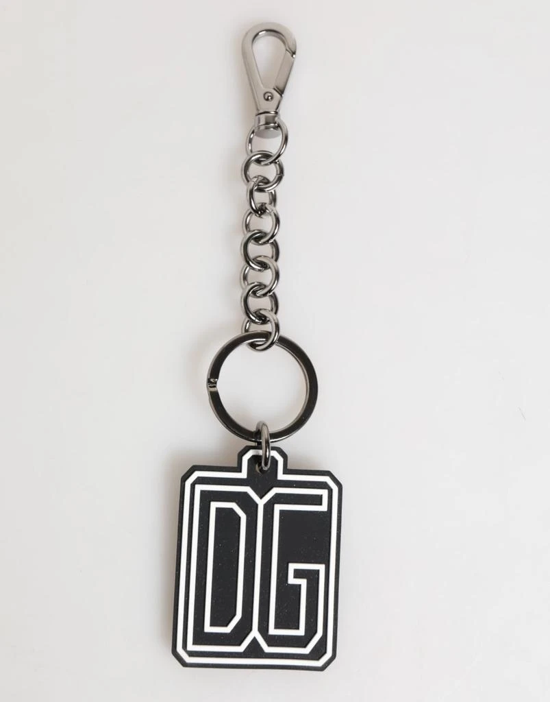 Dolce 
Gabbana DG Rubber Logo Men Keychain Men
s Keyring