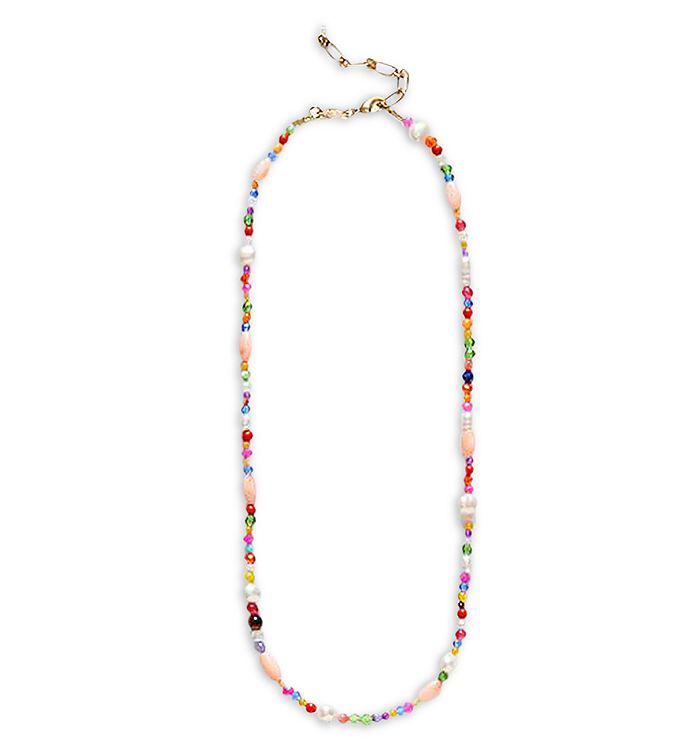 ANNI LU Glamstone Mixed Bead Collar Necklace, 15.55"-17.32"