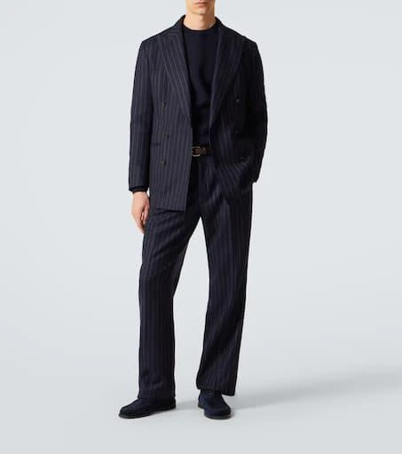 Saman Amel Striped wool blazer 2