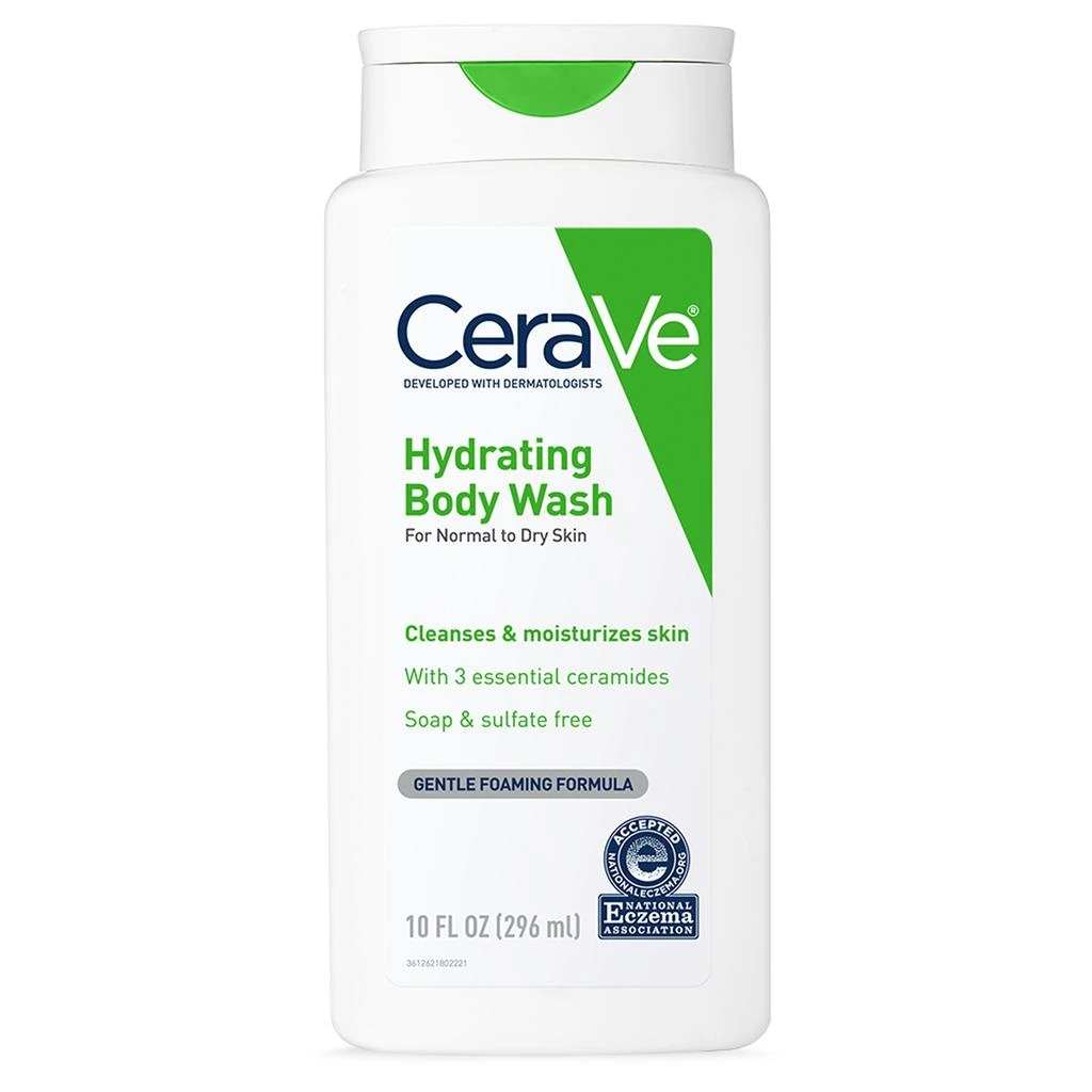 CeraVe CeraVe Hydrating Body Wash with Hyaluronic Acid for Dry Skin 1