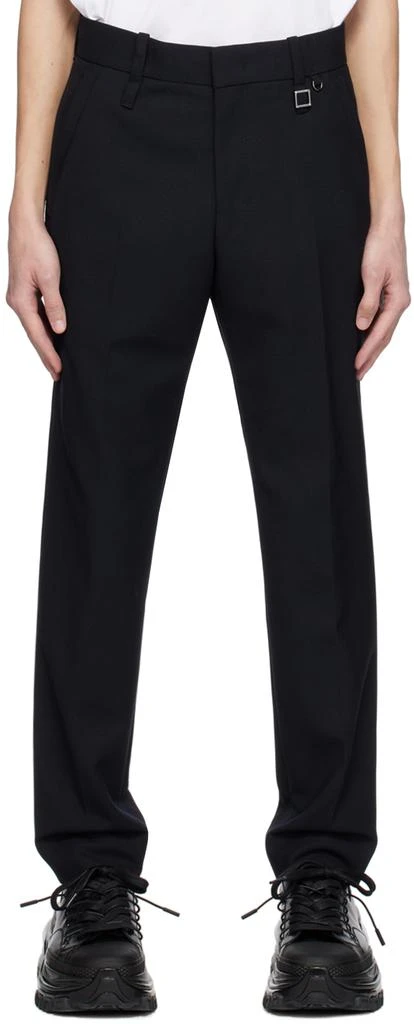 WOOYOUNGMI Navy Tapered Trousers 1