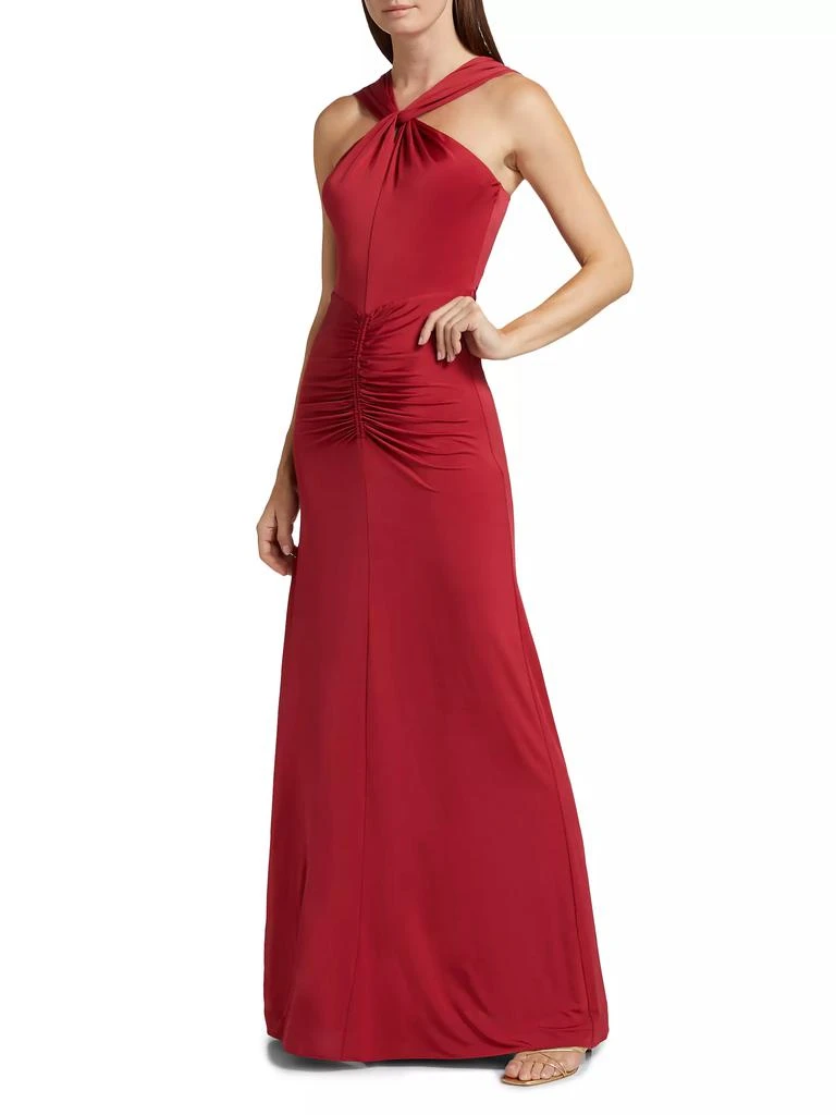 AMUR Mena Jersey Halter Dress 2