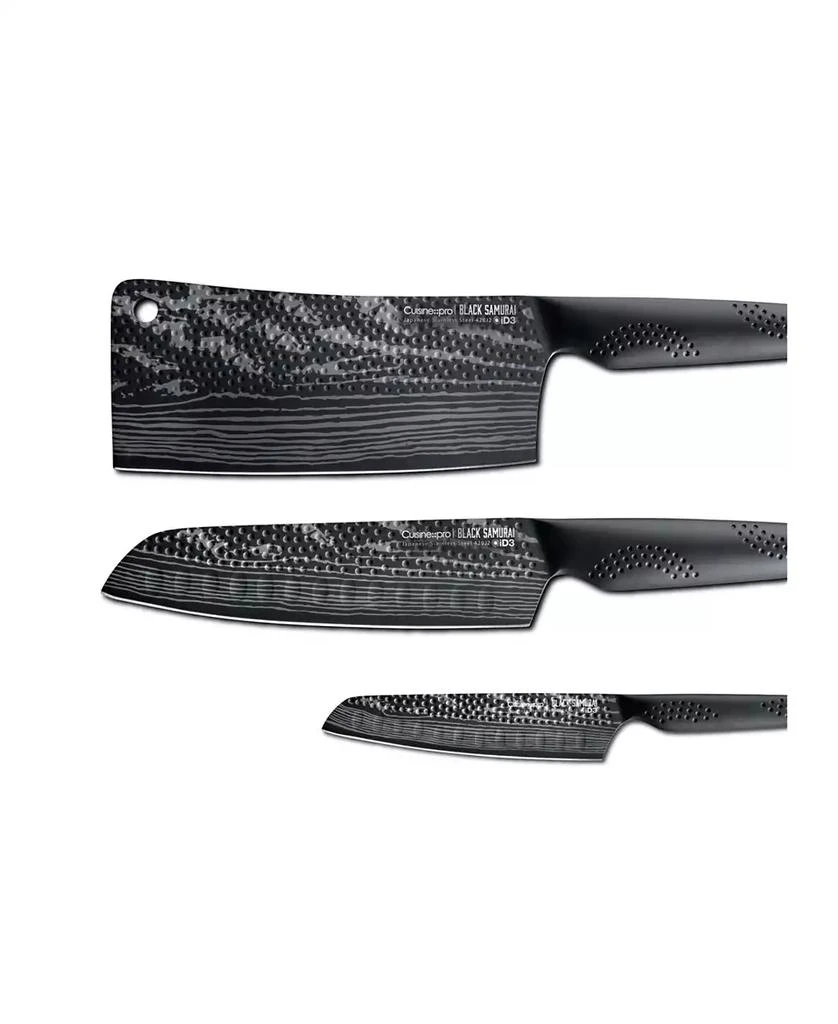 Cuisine::pro® iD3® BLACK SAMURAI® Ultimate Steel 3 Piece Knife Set