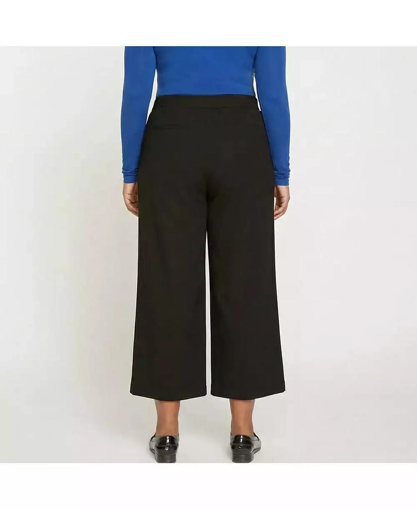 Universal Standard Women
s Plus Size Wide Leg Stripe Ponte Pant 2