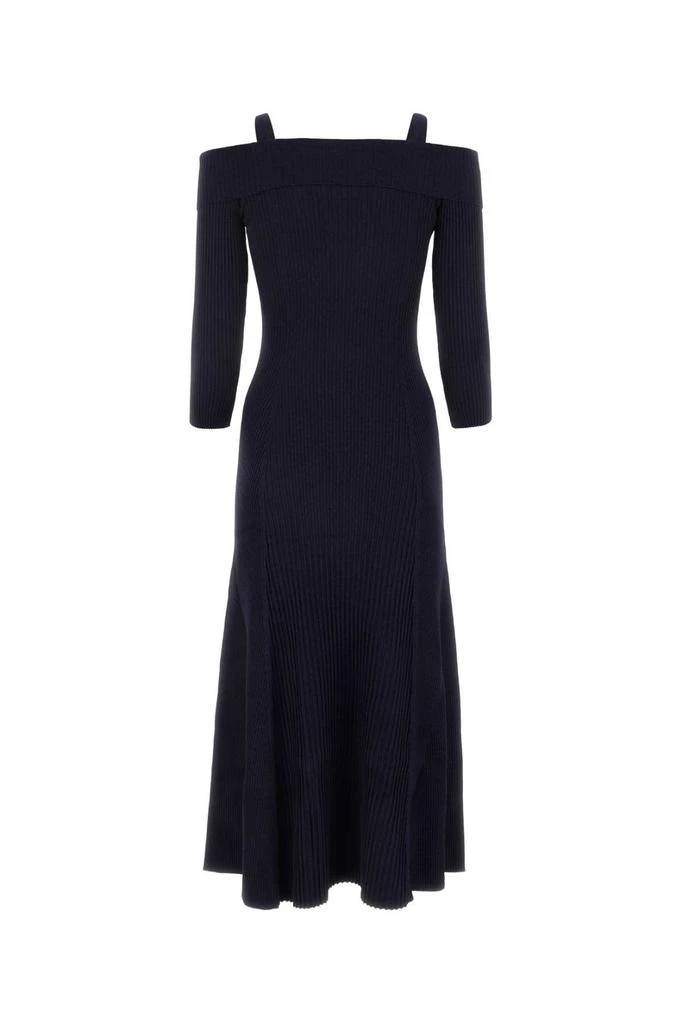 Ganni Ganni Melange Knitted Off Shoulder Maxi Dress 2