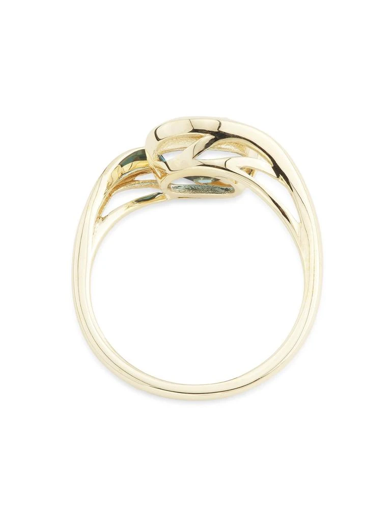 Effy 14K Yellow Gold 
London Blue Topaz Ring 3