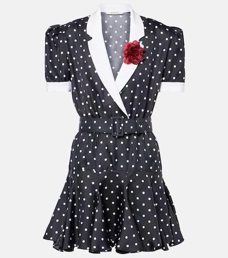 Rodarte Polka Dot silk twill minidress 1