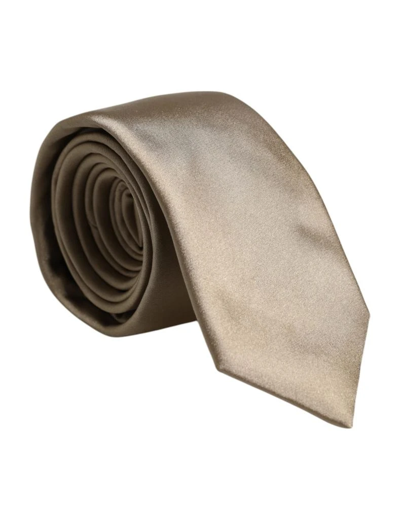 Dolce 
Gabbana Solid Silk Adjustable NeckMen
s Men
s Tie