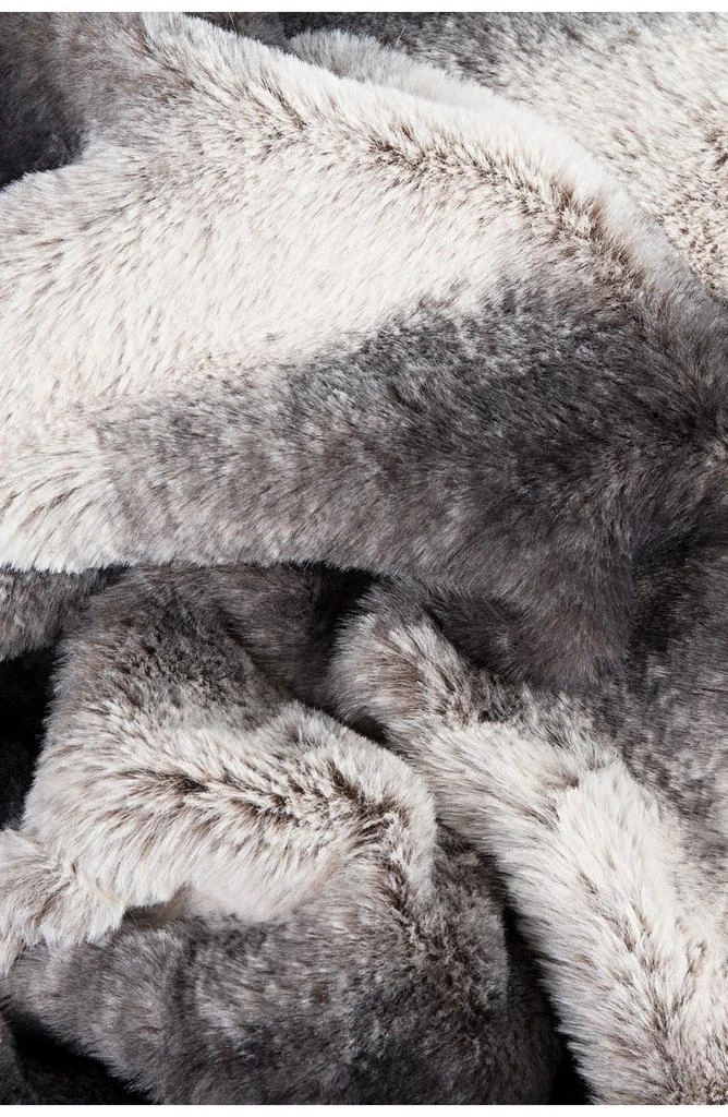LUXE Irving Faux Fur Throw Blanket 3