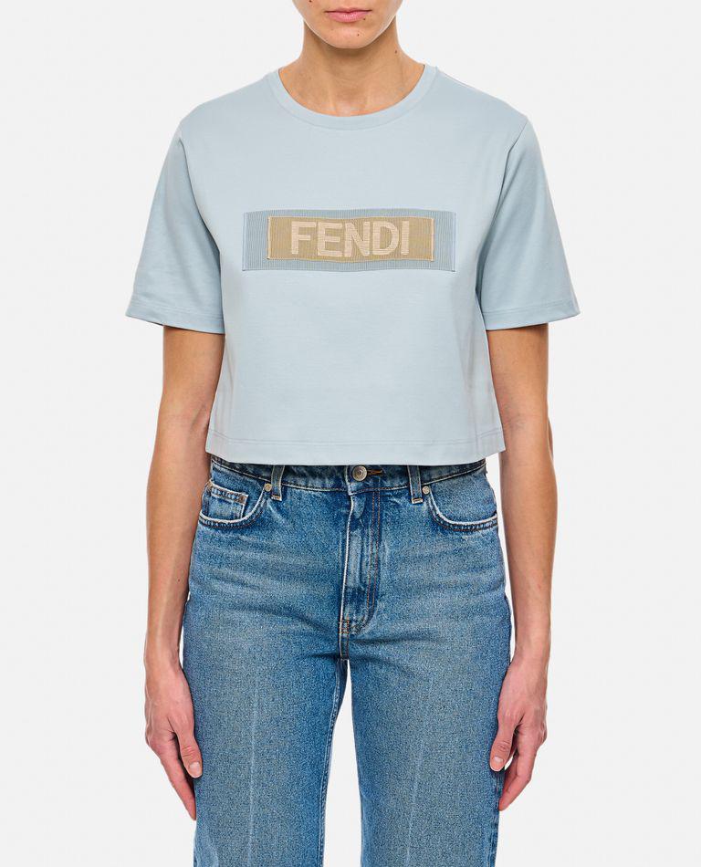 Fendi T Shirt Fendi Ribbon