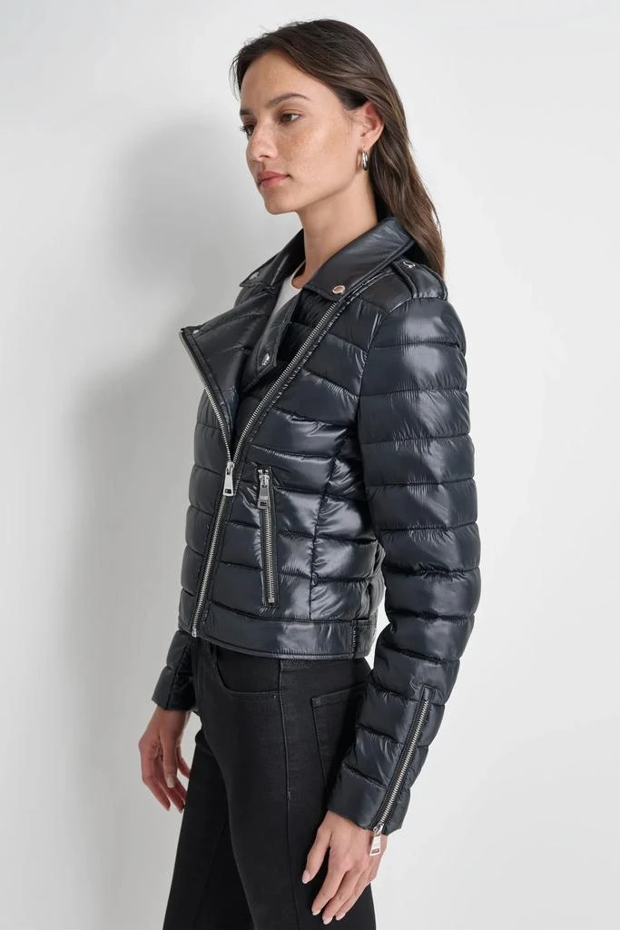 DKNY MOTO STYLE PUFFER JACKET 4