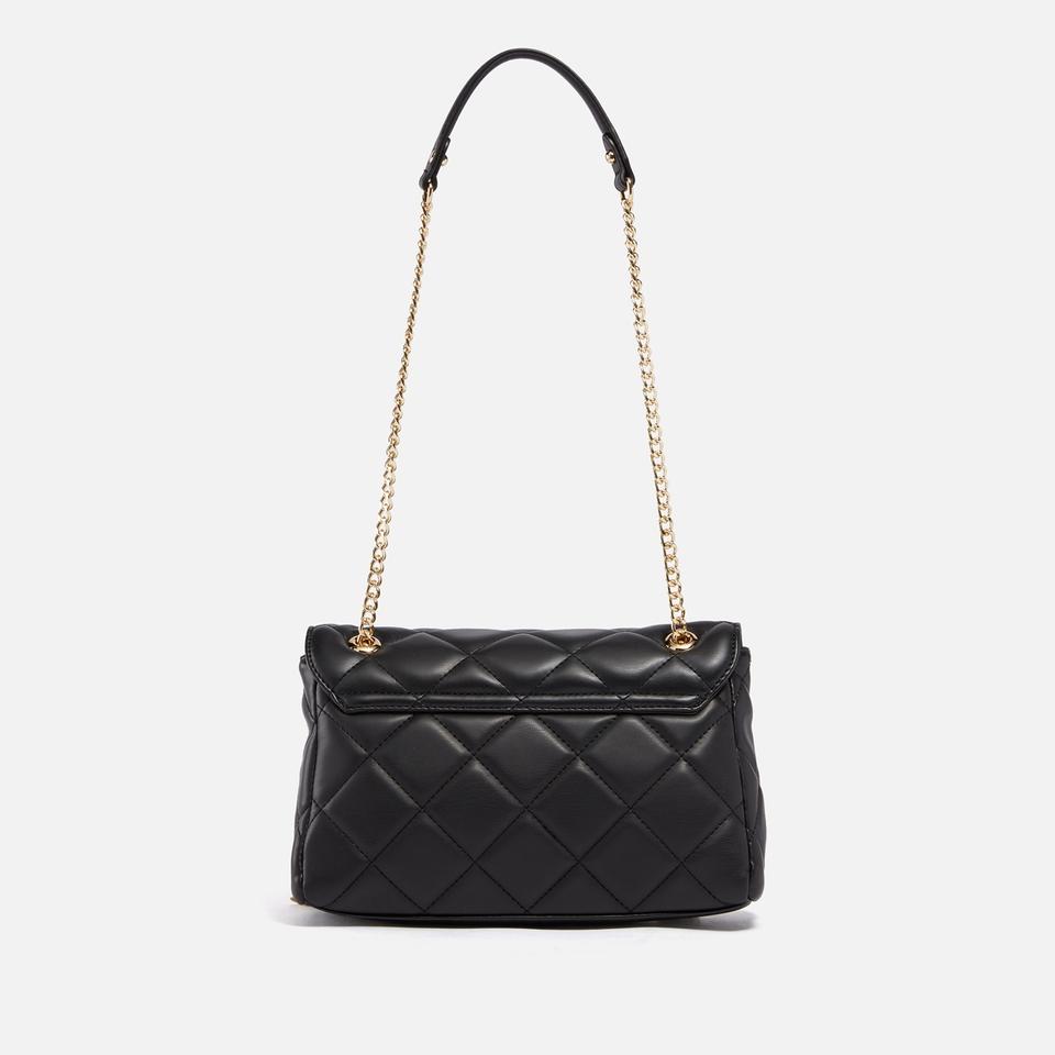 Shop Valentino Ocarina Flap Quilted Faux Leather Bag on Sale