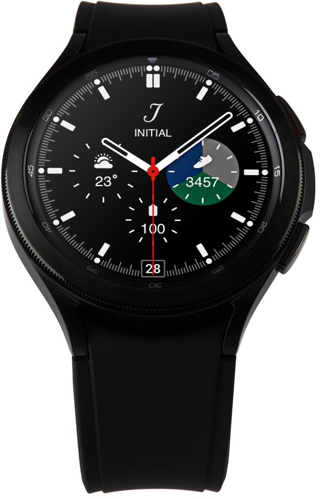 SAMSUNG Black Galaxy Watch4 Classic Smart Watch, 46 mm