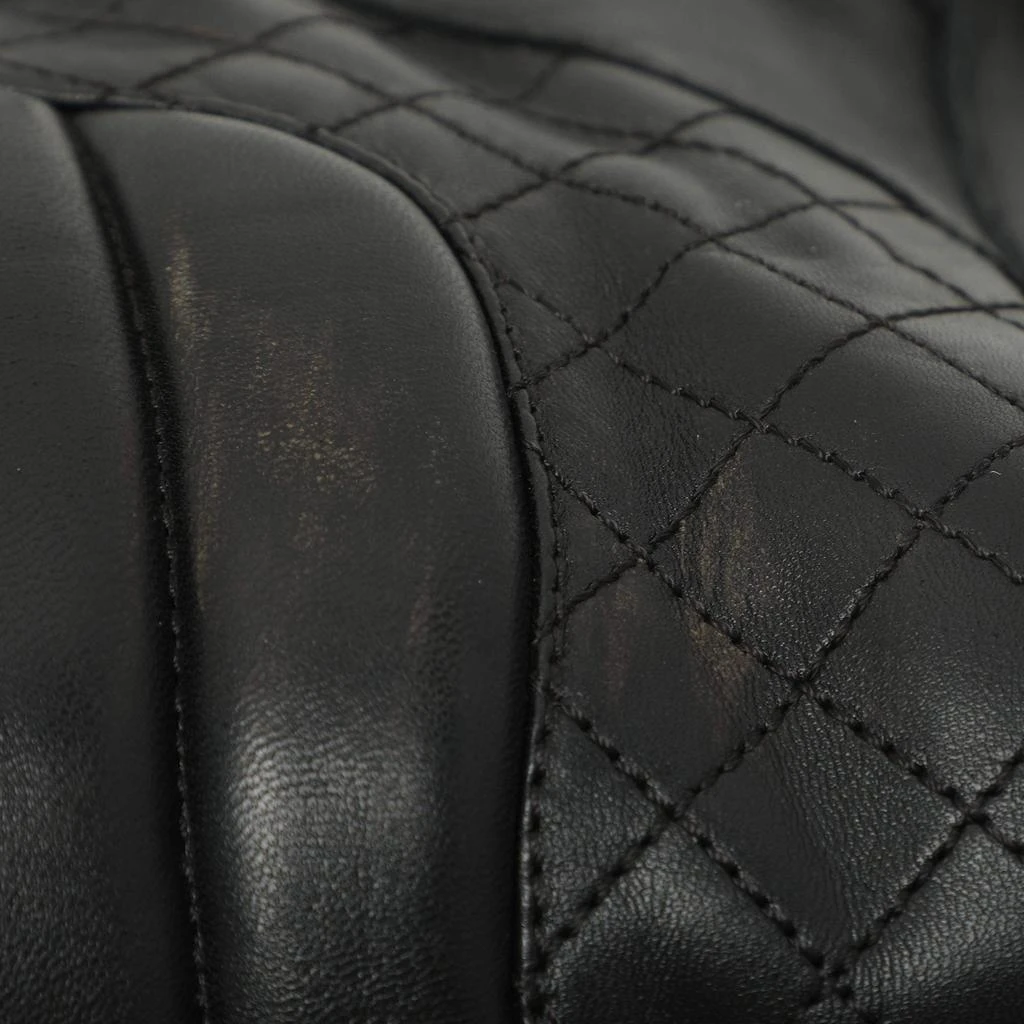Chanel Chanel Black Quilted Leather Knee Length Boots Size 40 6
