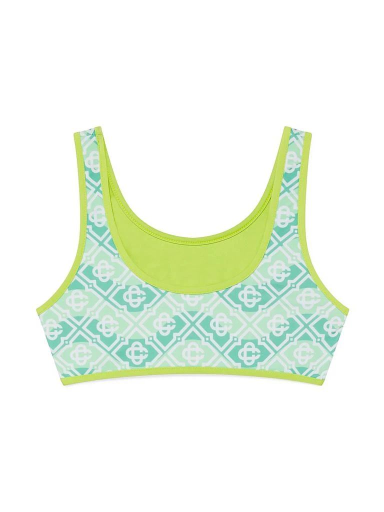 Casablanca Little Girl
s 
Girl
s Wavy Monogram Bikini 2