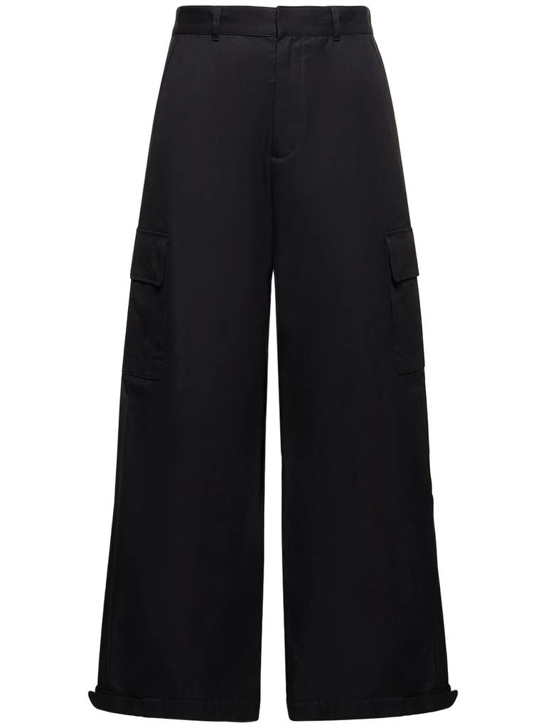 Off-White Ow Embroidery Nylon Cargo Pants 1