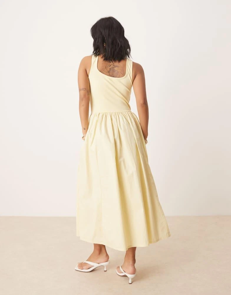 Nobody's Child Petite Nobody's Child Petite Colorado cami midi dress in yellow 3
