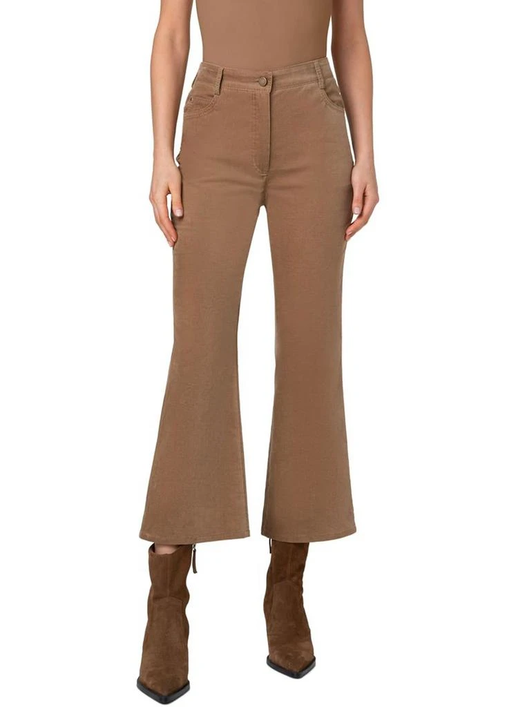 Akris Akris Punto - Cali Velvet Ankle Bootcut Pants 1