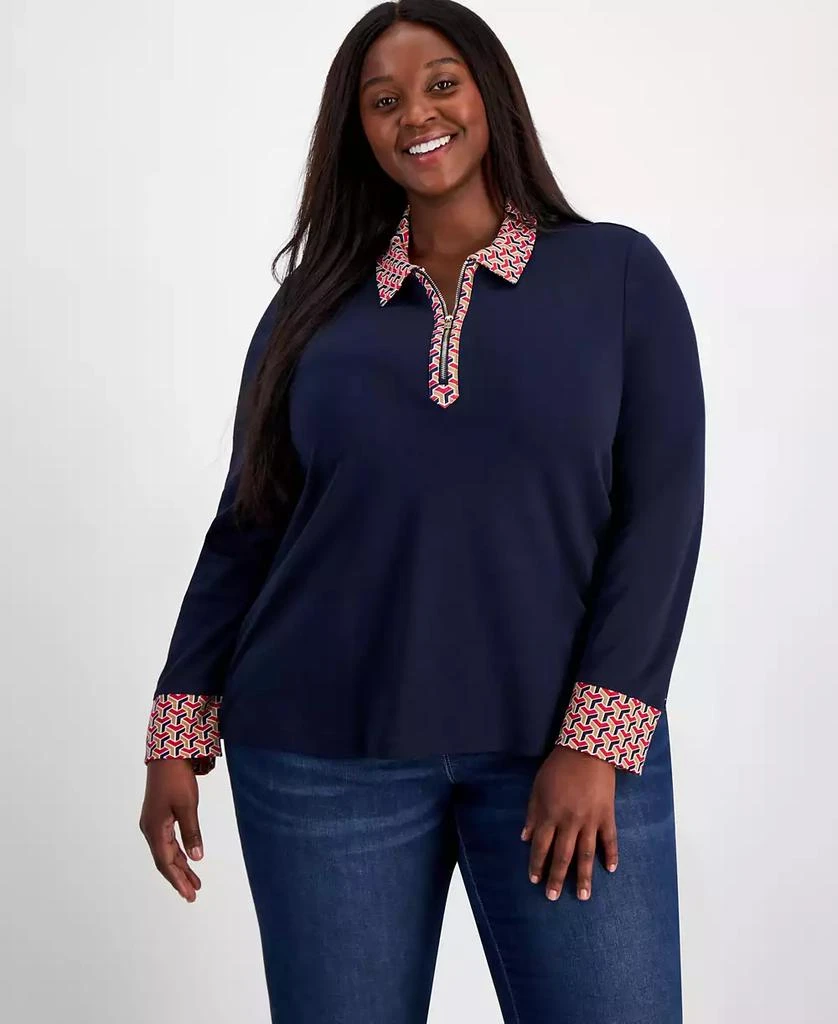 Long Sleeve Macy's Womens Plus Size Tops On Sale Discount