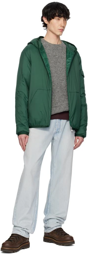 Moncler Green Monteynard Hooded Short Down Jacket 5