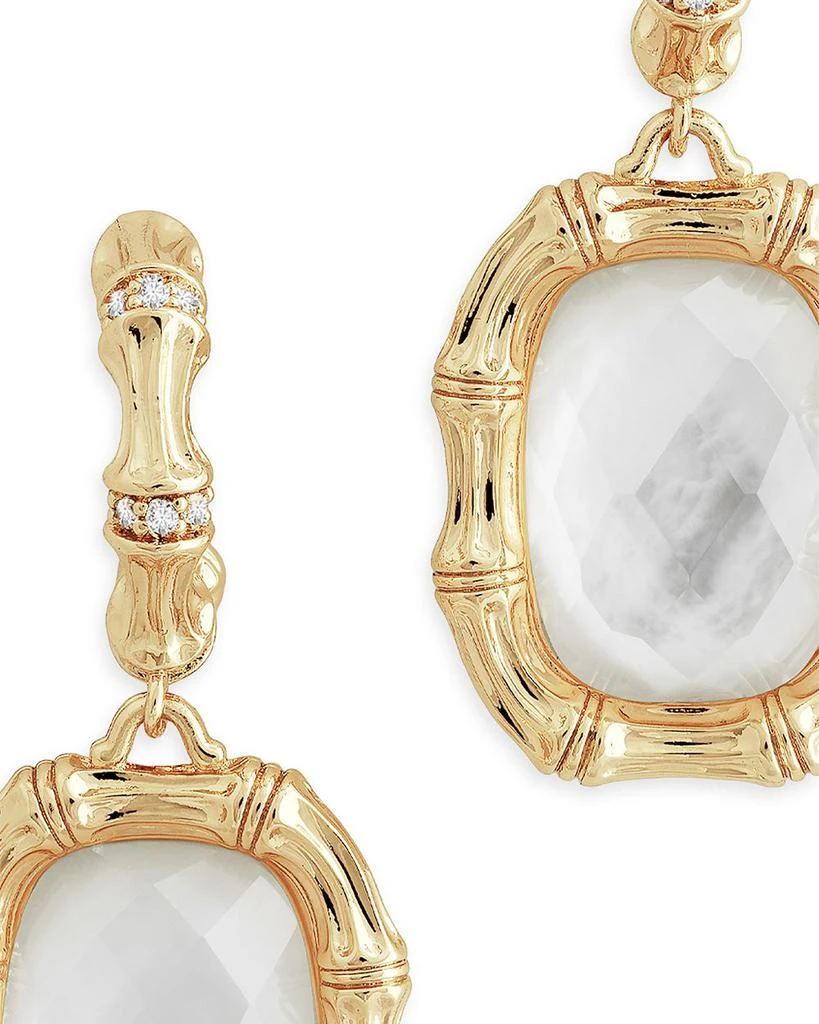 Anabel Aram Crystal Bamboo Drop Earrings 3