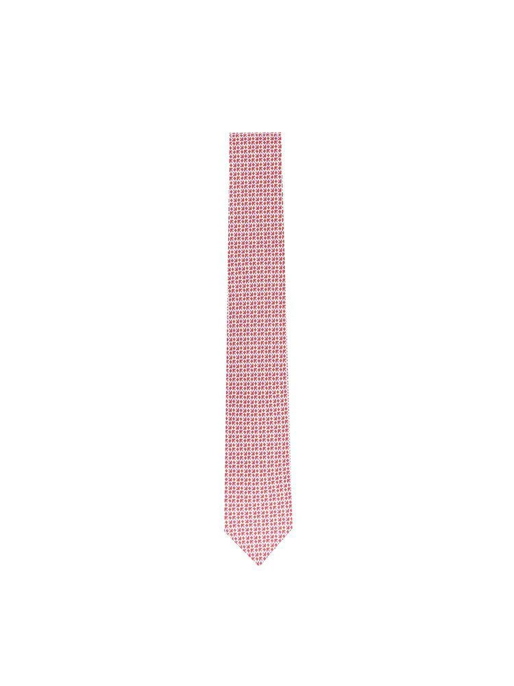 Salvatore Ferragamo Ferragamo Gancini Printed Pointed-Tip Tie 1