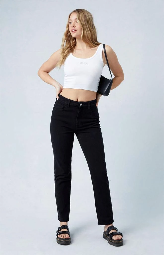 PacSun Black Mom Jeans 1
