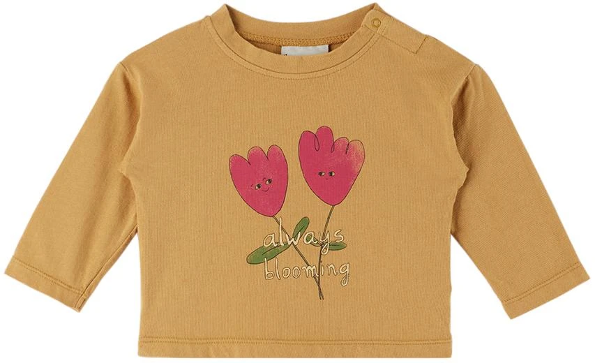 The Campamento Baby Brown Flowers T-Shirt 1
