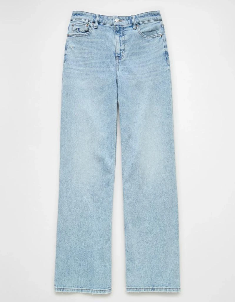 AE AE Dreamy Drape Stretch Super High-Waisted Baggy Wide-Leg Jean 3