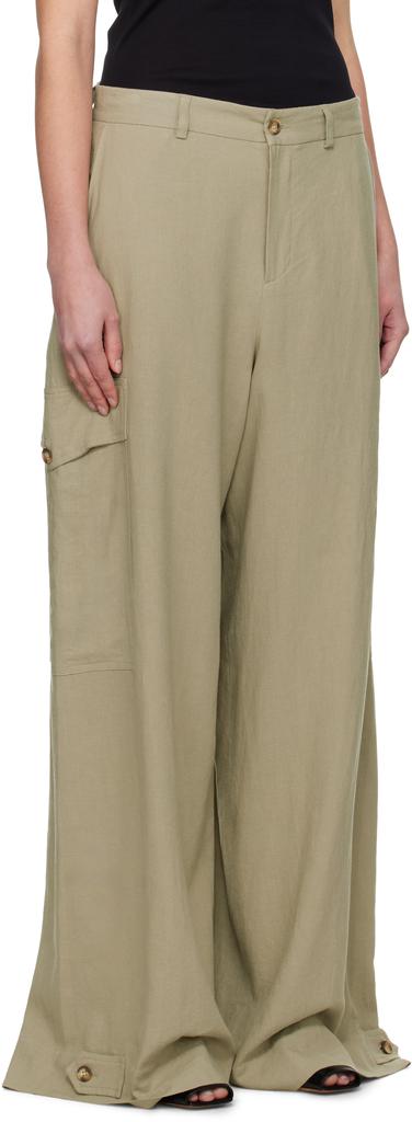 La Collection Green Stein Trousers
