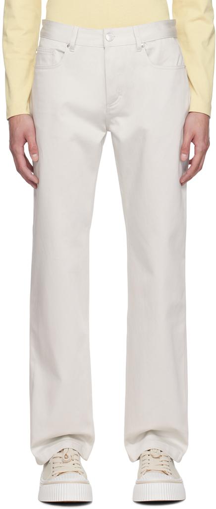 AMI Ami Paris Wide-Leg Trousers In - BeyondStyle