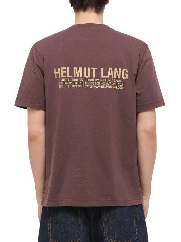 Helmut Lang Postcard Cotton Crewneck T-Shirt