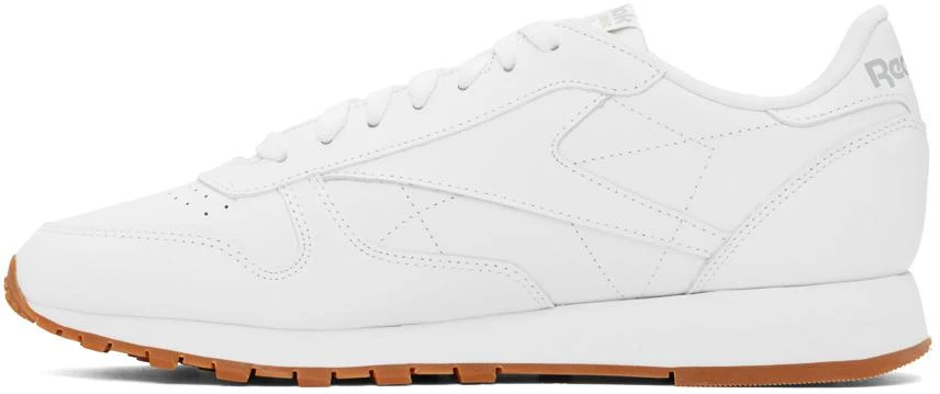 Reebok White Classic Leather Sneakers 3