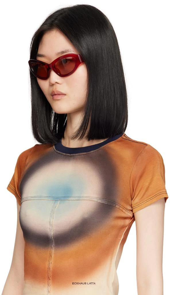 SSENSE Exclusive Red 'The Bug' Sunglasses – On Sale Now with Up to