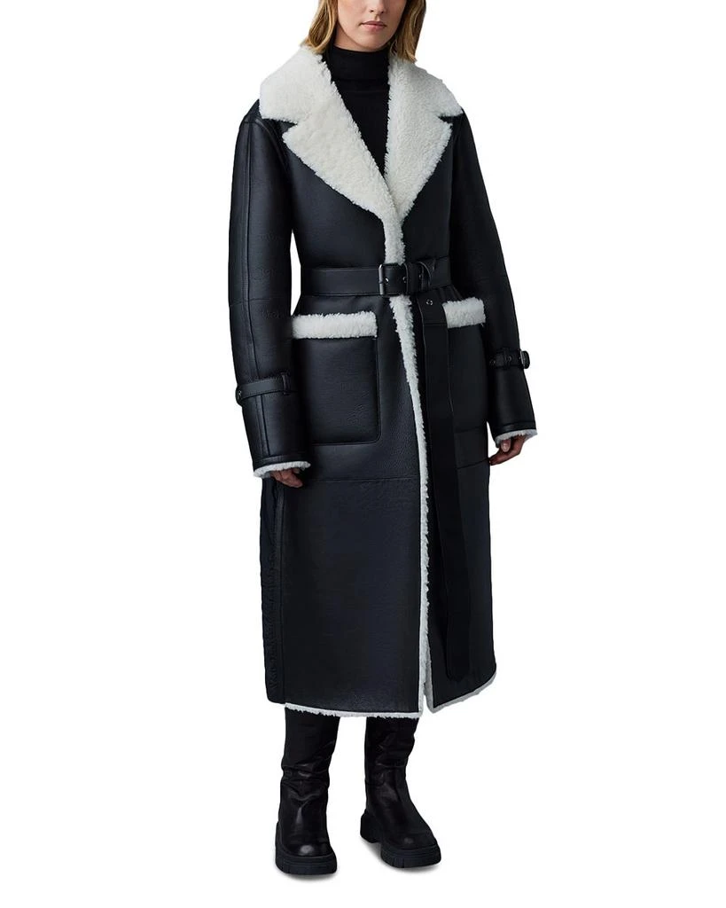 Mackage Sabreen Shearling Belted Down Coat 1