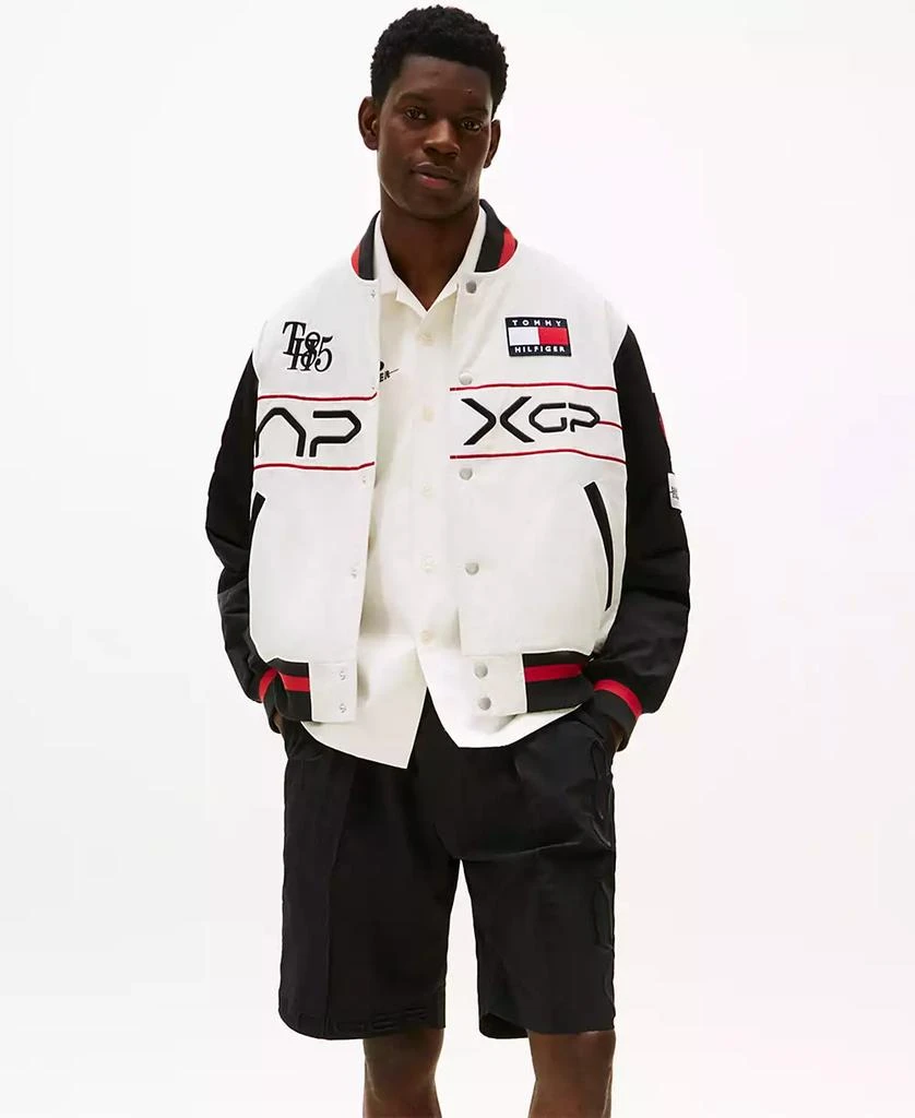 Tommy Hilfiger x APXGP Collection Men's Satin Varsity Jacket 2