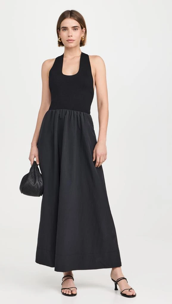 St Agni Plunge Neck Dress 4