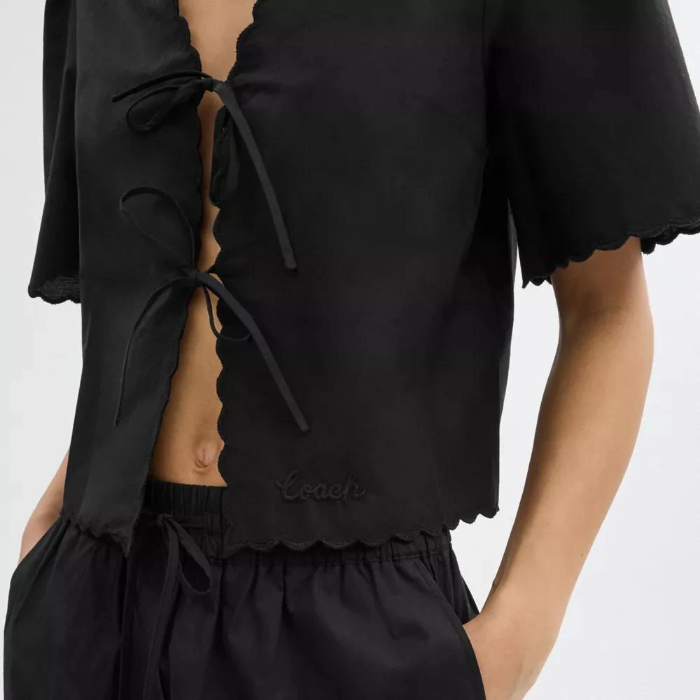 Coach Cotton Set Top In Organic Cotton 4