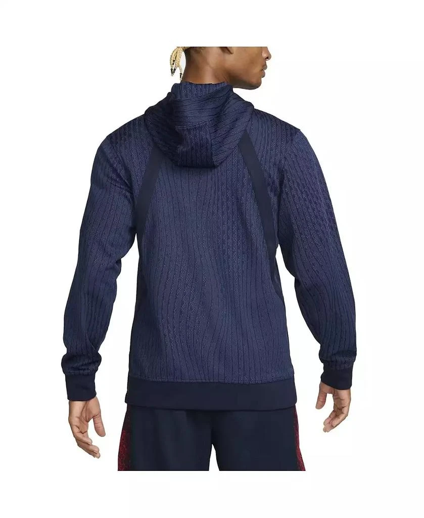 NIKE Men's Blue USA Basketball Authentic On-Court Game Full-Zip Jacket 2