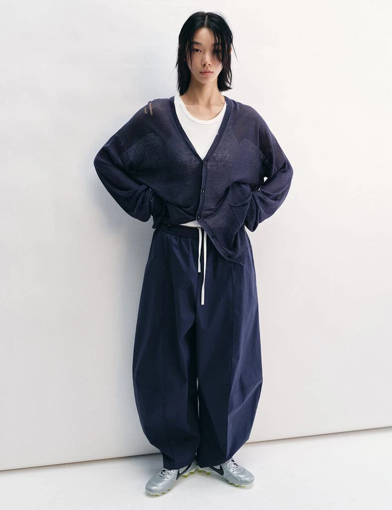 Pixie Market Navy Barrel Parachute Pants -PREORDER 1