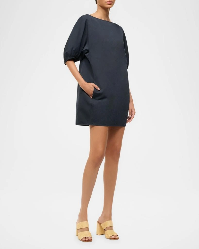 STAUD Didi Boat-Neck Mini Dress 5