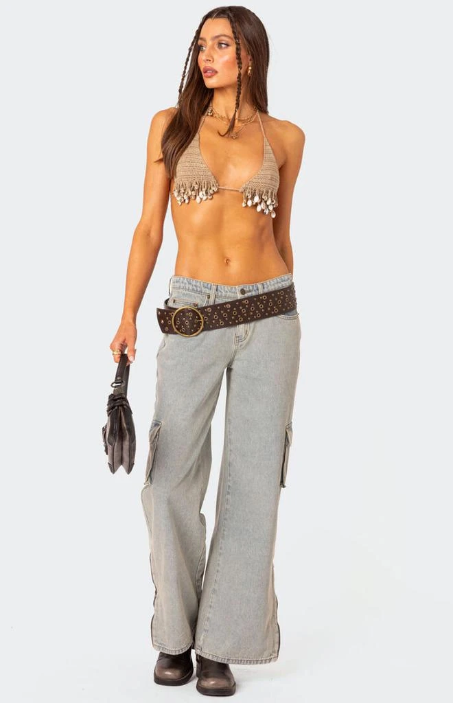 Edikted Aruba Beaded Crochet Bra Top 3