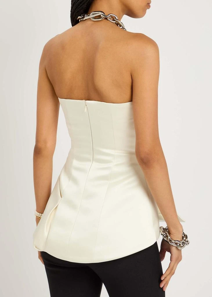 A.W.A.K.E MODE Corseted satin top 3