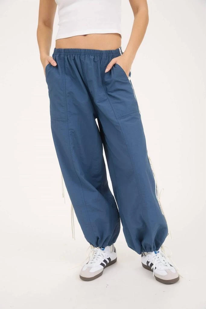 J.O.A. J.O.A. - Side Stripe Cut Out Tie Strap Track Joggers