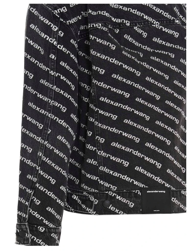 Alexander Wang Alexander Wang All-Over Logo Printed Jacket 4