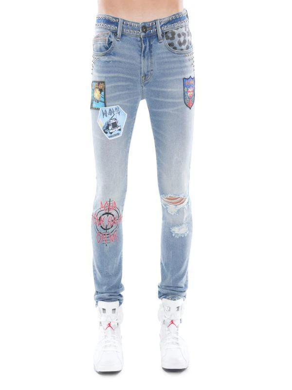 Cult Of Individuality Def Leppard Super Skinny Jeans 1